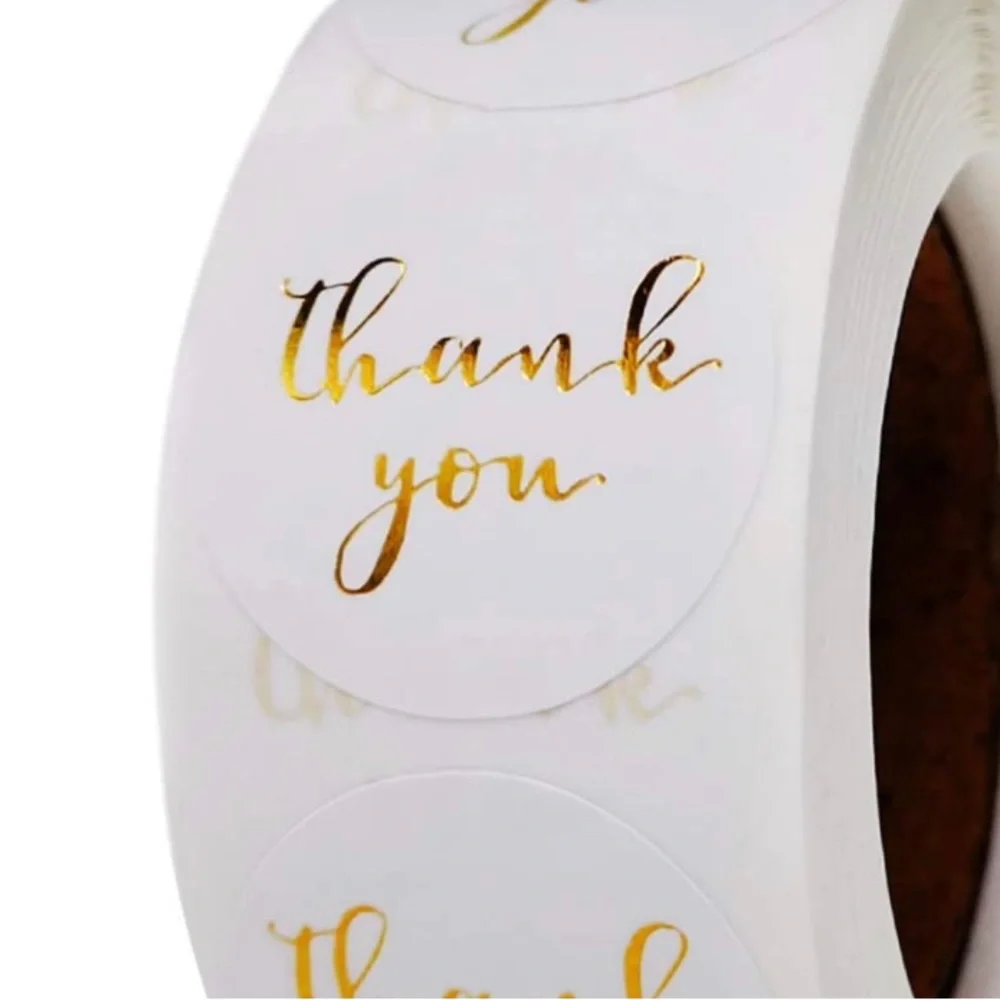 100 ~1.5” Thank You Boutique Stickers 🌟🆕🌟 2 Rolls For $15 (Bundle & Save)